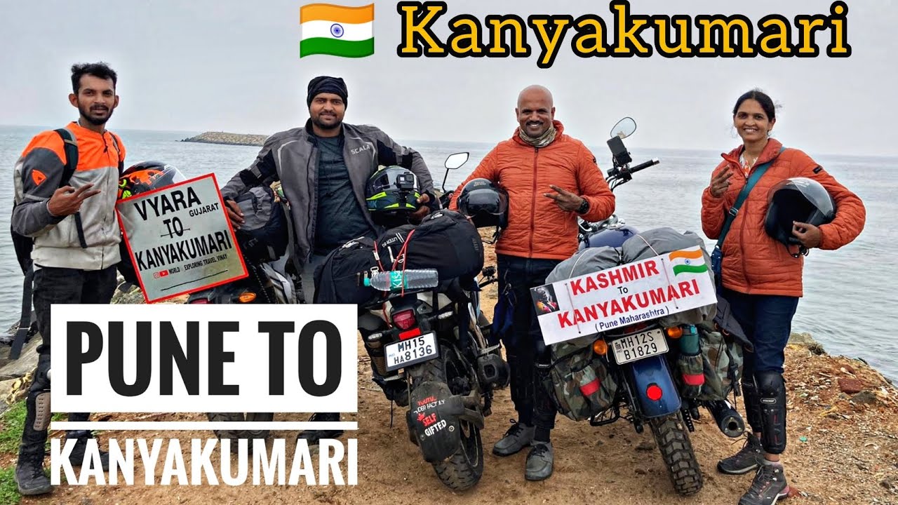 Finally Kanyakumari पोहचलो 🇮🇳 | Pune to Kanyakumari episode -06 #Riderfactory