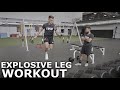 Full Explosive Leg Workout For Footballers | Increase Your Leg Power and Explosiveness