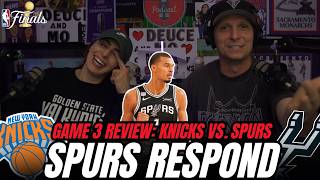 Wemby & Spurs RESPOND, Cut Knicks' Finals Lead to 2-1 | Game 3 REVIEW! screenshot 3