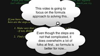 Non Separable Differential Equations Concept Video