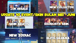 UPDATE 10 EVENT/SKIN GRATISAN BULAN MEI - JUNI 2024! SKIN JJK, EXORCISTS, EPIC SHOP, ELITE LIMITED