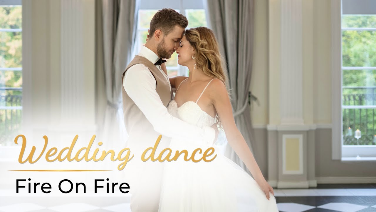 Fire On Fire - Sam Smith 🩷 Wedding Dance ONLINE | Beautiful First Dance Choreography