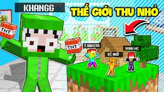 KHANGG BEDWARS THỬ THÁCH 24H ĐIỀU KHIỂU NOOB TEAM BẰNG THẾ GIỚI THU NHỎ SIÊU TROLL TRONG MINECRAFT