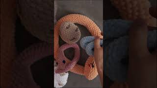 Crochet cute 🐍 snakes eggs (No scary!) #snake #amigurumi #crochet #egg #tutorial
