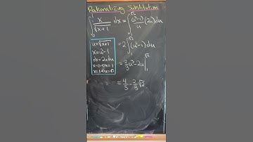rationalizing substitution for an integral