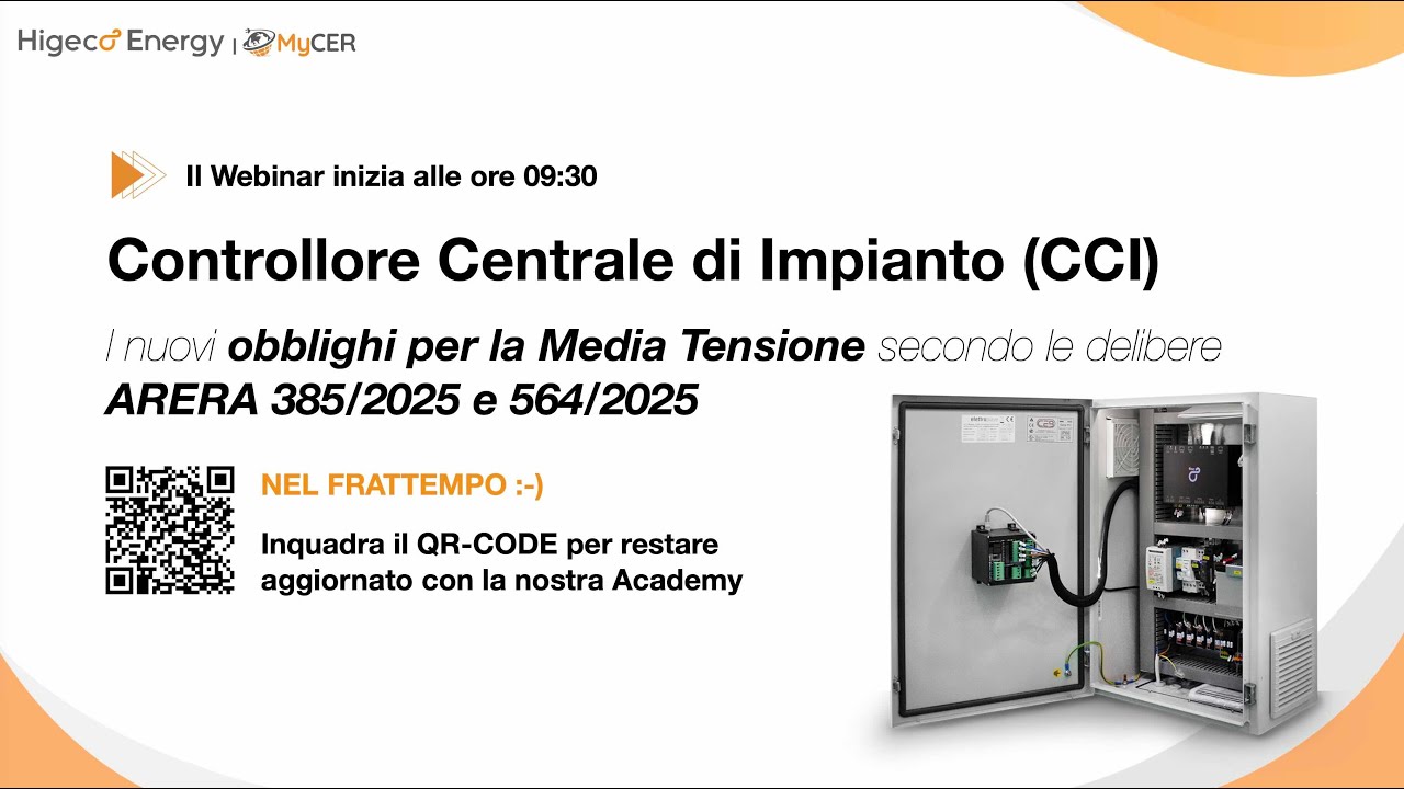 Controllore Centrale di Impianto - Webinar del 19/01/2026