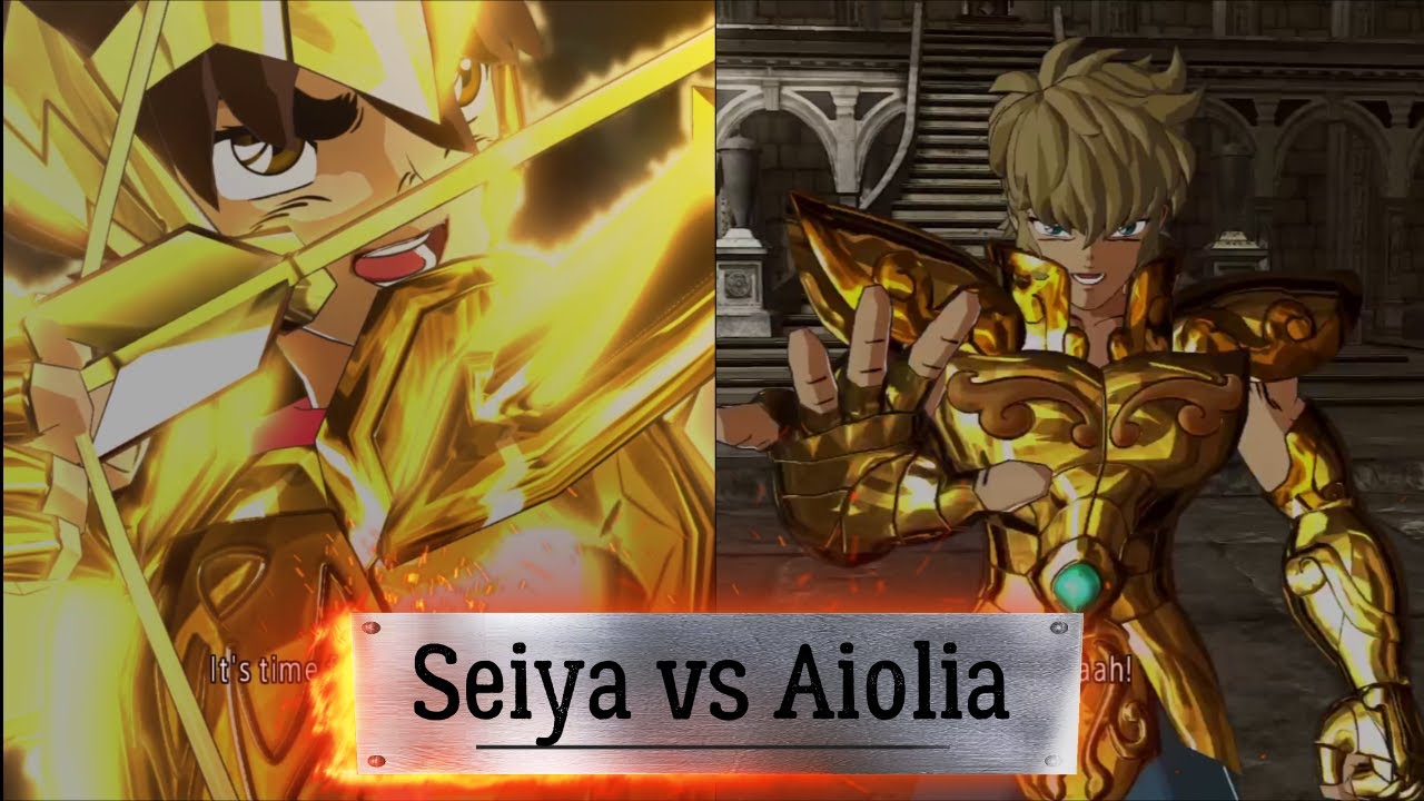 Saint Seiya - Soul of Gold Clash: Aiolia vs. Andreas! - Watch on Crunchyroll