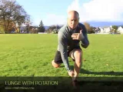 LUNGE WITH ROTATION
