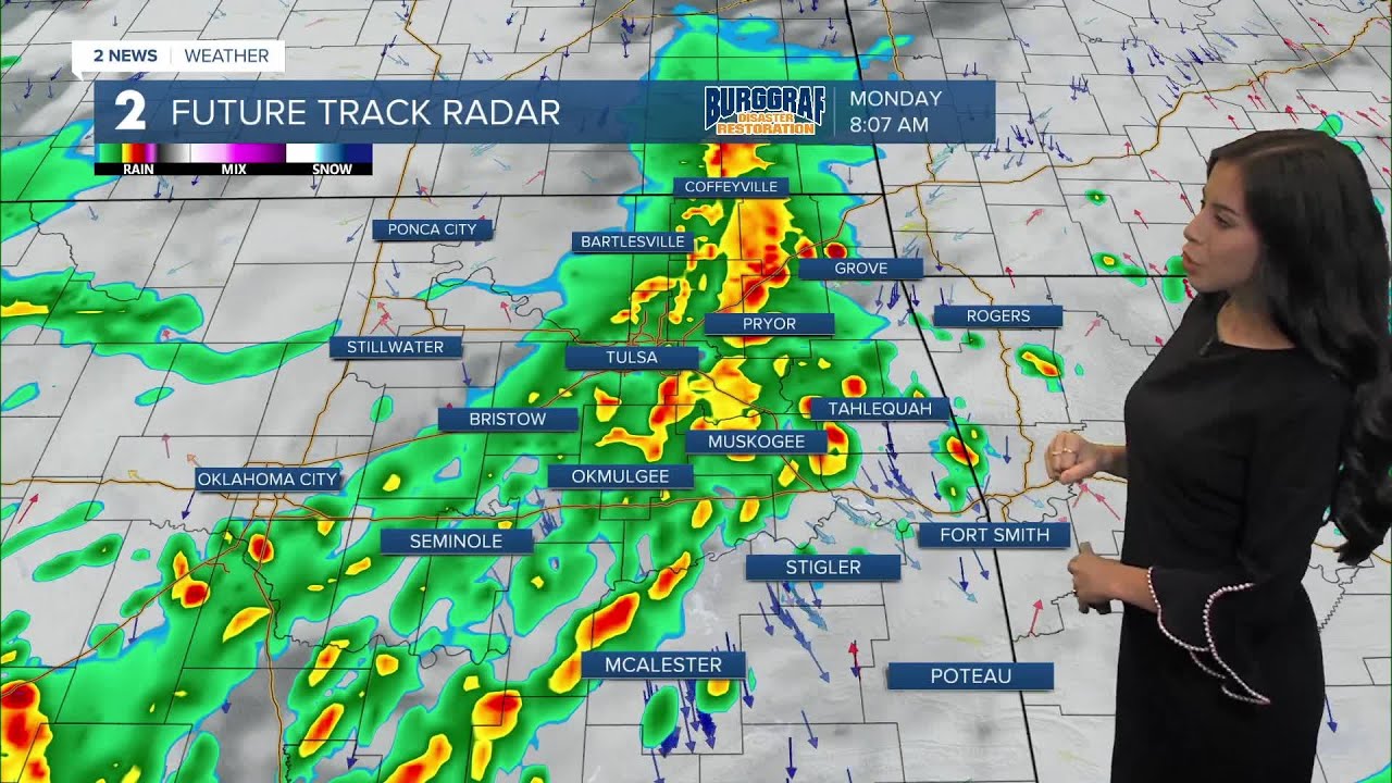 Showers and Storms Increase Today - YouTube