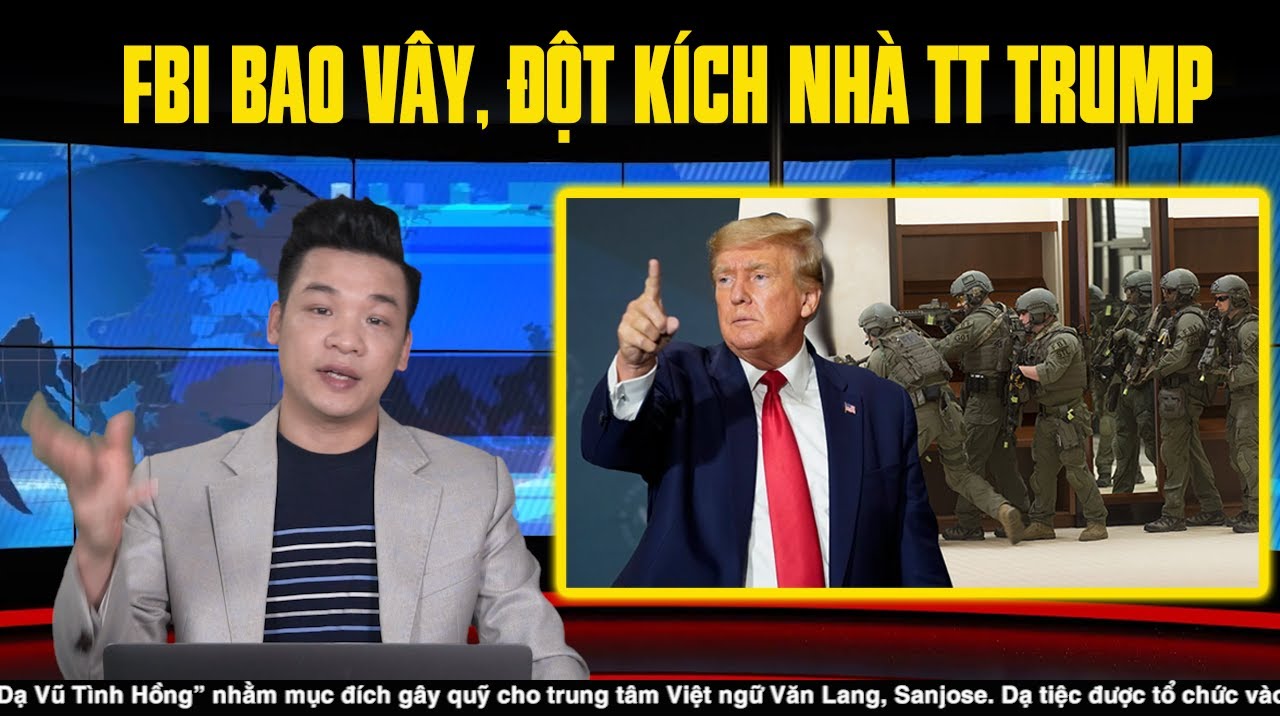 Chấn động nước Mỹ: FBI bao vây đột kích nhà TT Donald Trump, thời ...