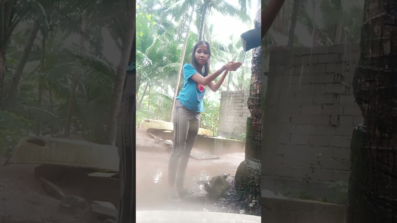 tra po guys maligos sa ulan..