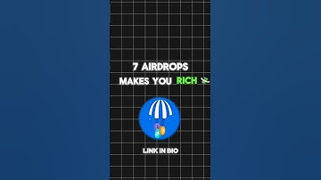 7 Airdrops Makes You Rich 🤯🪂 | Telegram airdrop listing date #crypto #listingdate #shots #airdrop