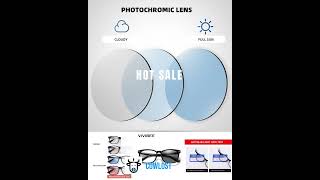 Men Square Color Changing Anti Blue Ray Computer Chameleon Eyeglasses