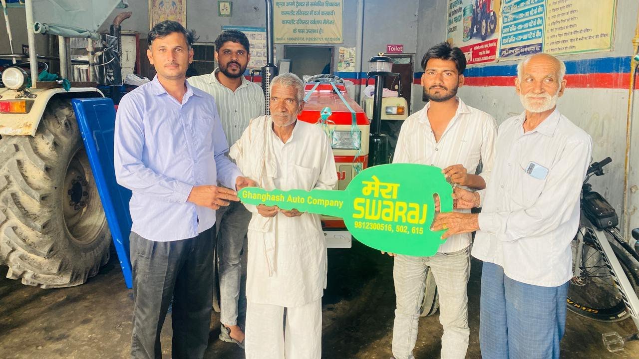14/10/25  को लिया new ट्रैक्टर #Swaraj733 FE  #sawraj  #tractor 