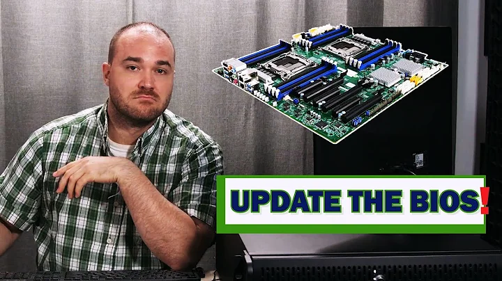 How to update the Bios on Supermicro motherboard X10-DAC! Workstation build 7