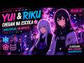 Yui &amp; Riku Chegam na Escola 🌸✨ | Dois Estilos, Um Impacto (DUBLADO EM PT - BR) Neon Duality ⚡ | YR
