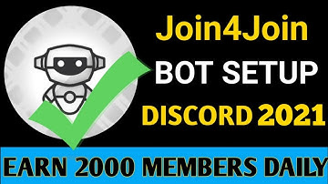 How To Get Discord Members Fast 2020! || Setup Join4Join Bot Discord || Members in Discord For Free.