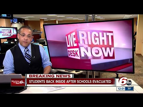 Two Indiana high schools clear after bomb threats