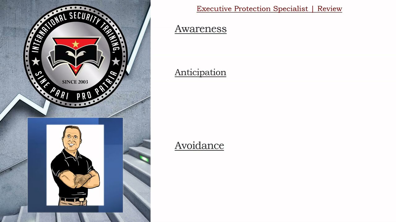 Executive Protection | Threat Mitigation | Physical Security | Bodyguard Course | 334