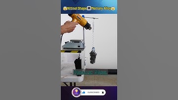😱Nitinol Shape🔳Memory Alloy😱|#shape #facts #space #science #nitinol