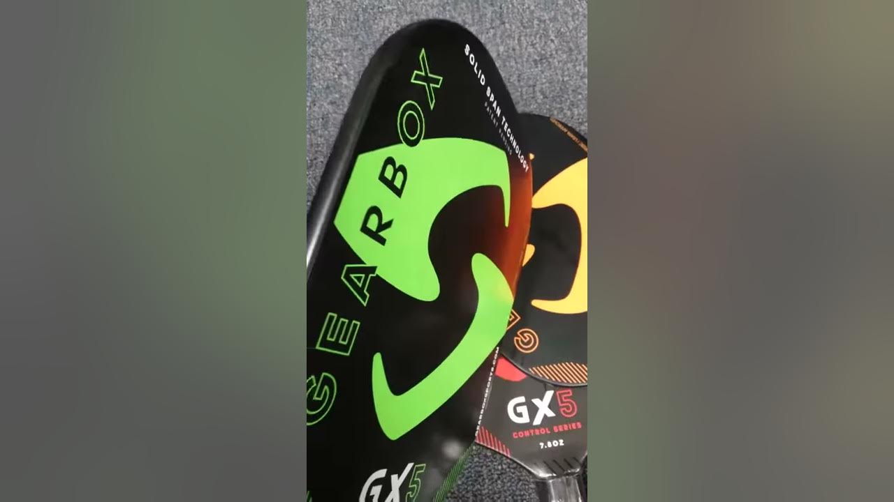 Gearbox GX5 CONTROL and GX5 POWER Pickleball Paddles 2020 YouTube