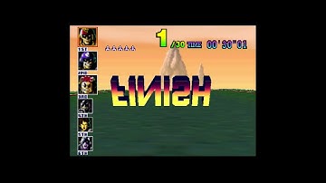 My first time playing F-Zero X… (It was brutal 💀)