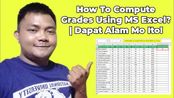 How to Compute Average, Quarterly Grade and Final Grade in MS Excel? | Mister Learning