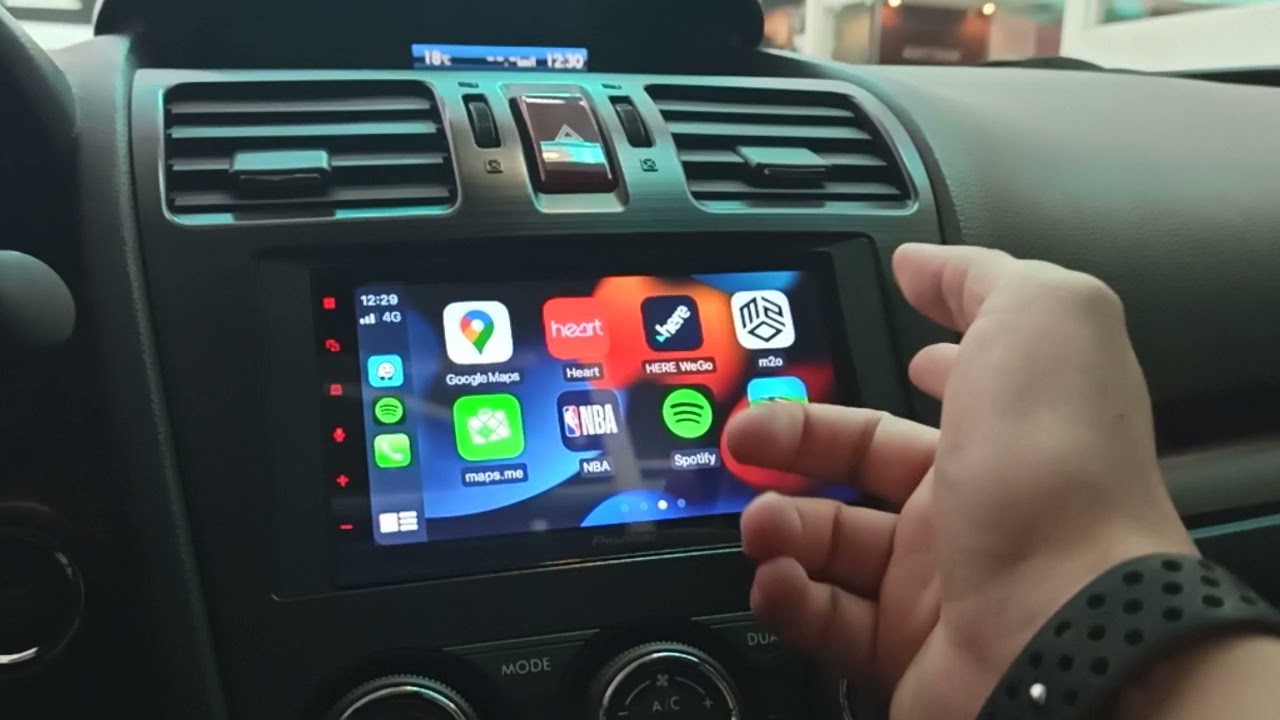 Subaru Forester 2014 - central multimídia com Apple CarPlay e Android Auto