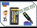 OKCell 9v 800mah Batería recargable de litio Mejorada !