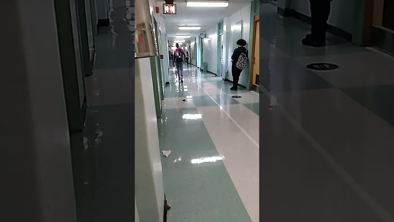 High School Hallway