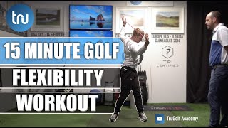 GOLF MOBILITY - 15 MINUTE SPECIFIC HOME WORK OUT / WARM UP