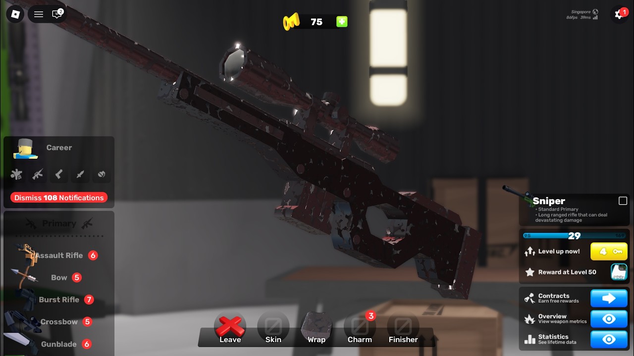 Roblox Rivals Sniper Gameplay