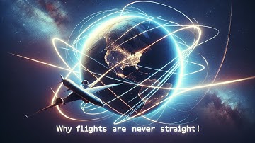 Why Flight Paths Are NEVER Straight ✈️