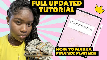 How to Make Digital Finance Planner for goodnotes 5 in Keynote Full Tutorial |CreateKingdomPlans