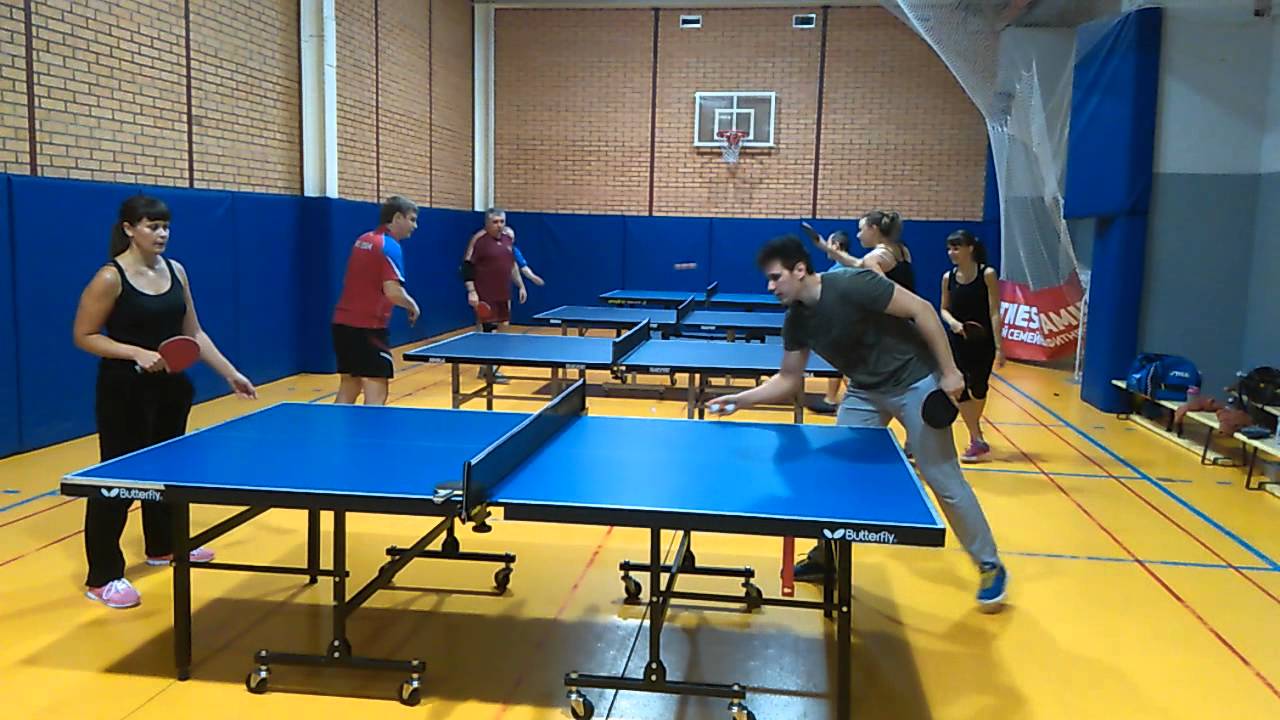 table tennis Fitness Family group training 31.03 YouTube