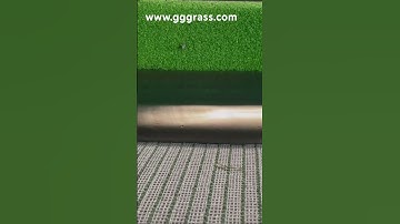Watch as GGGRASS artificial turf undergoes the precision backing process!