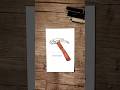Hammer Ink Drawing | Rapid Pen & Marker Coloring