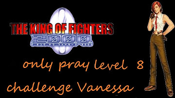 KOF2000 Vanessa only C button play level8 challenge