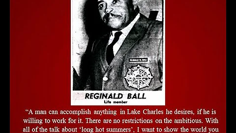 The Legacy of Reginald Ball Sr