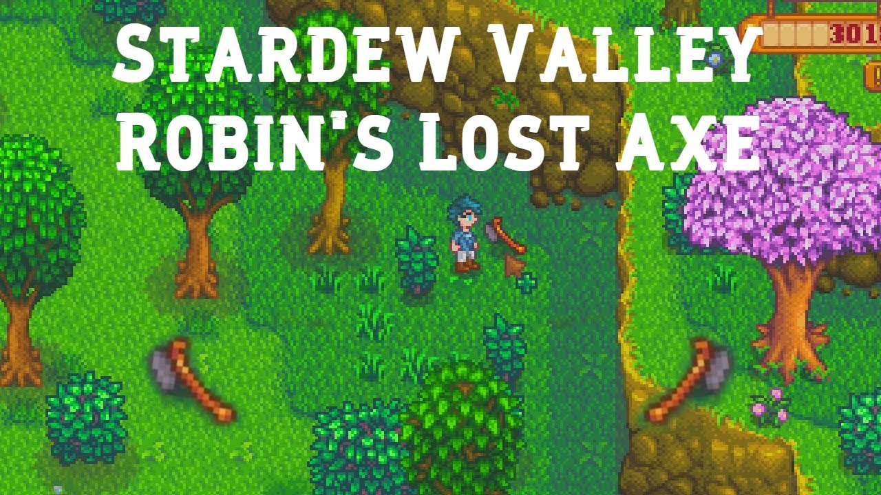Robin's Lost Axe Stardew Valley Quest - YouTube.