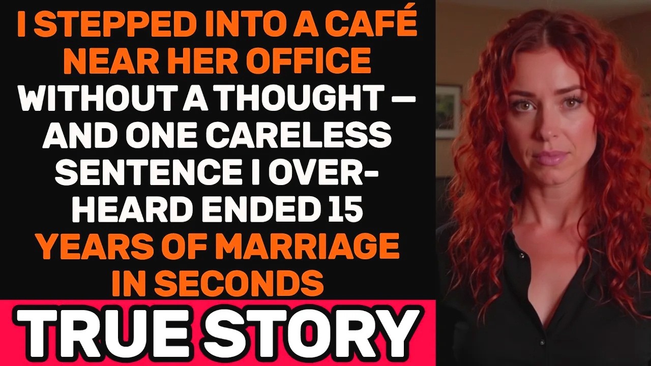 I Stepped Into a Cafe Near Her Office — One Sentence Ended 15 Years of Marriage