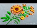 Beautiful Brazilian Embroidery, Hand Embroidery Brazilian Stitch, Floral Embroidery Design-285