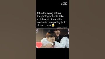 Baby Vmin...the way V pulled jimin closer😻😻😻