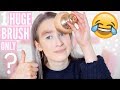 Full Face Of Makeup Using ONE HUGE BRUSH!? | Sophie Louise
