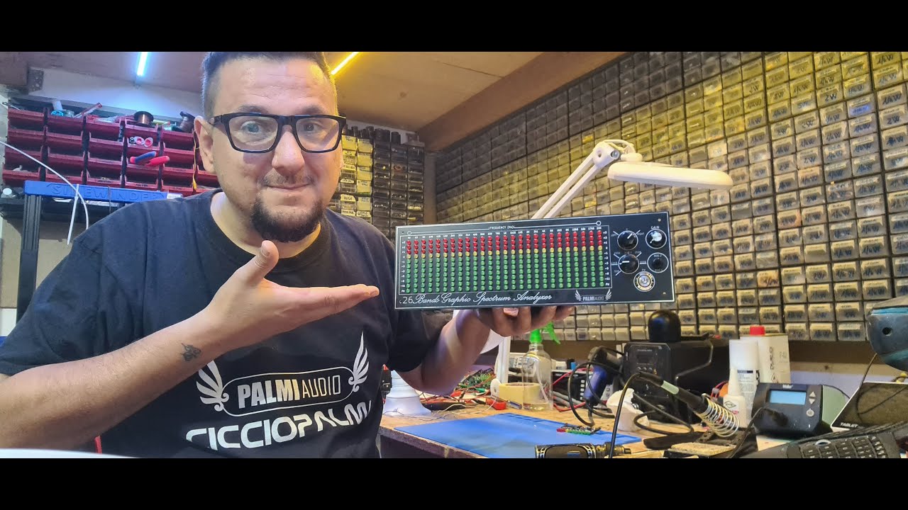 Display a LED per Spettro Musicale a Tubo Nixie IN9, analizzatore di