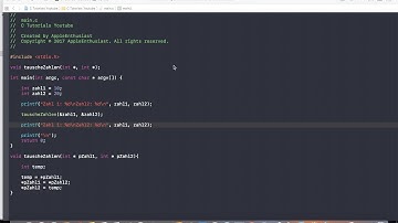 C Programmieren mit Xcode - So kannst du zwei Zahlen vertauschen