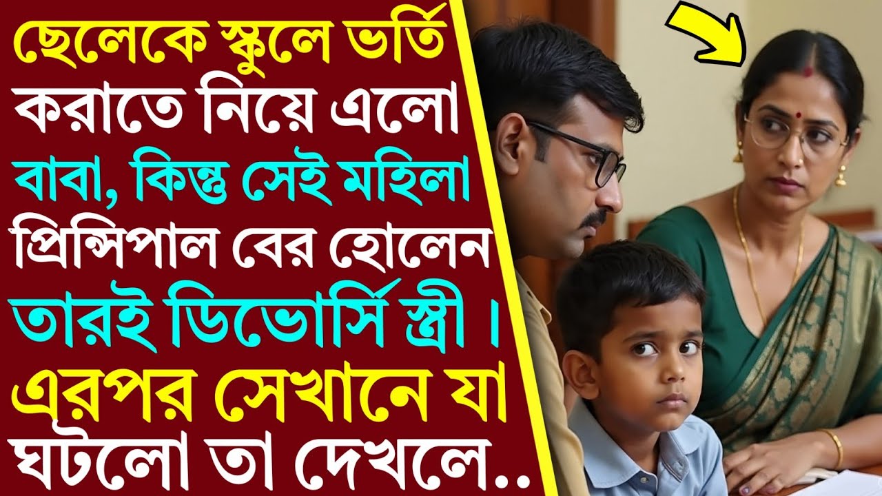 সন্তানকে স্কুলে ভর্তি করাতে নিয়ে এলো বাবা, কিন্তু প্রিন্সিপাল বের হলেন তার সেই ডিভোর্সি স্ত্রী..