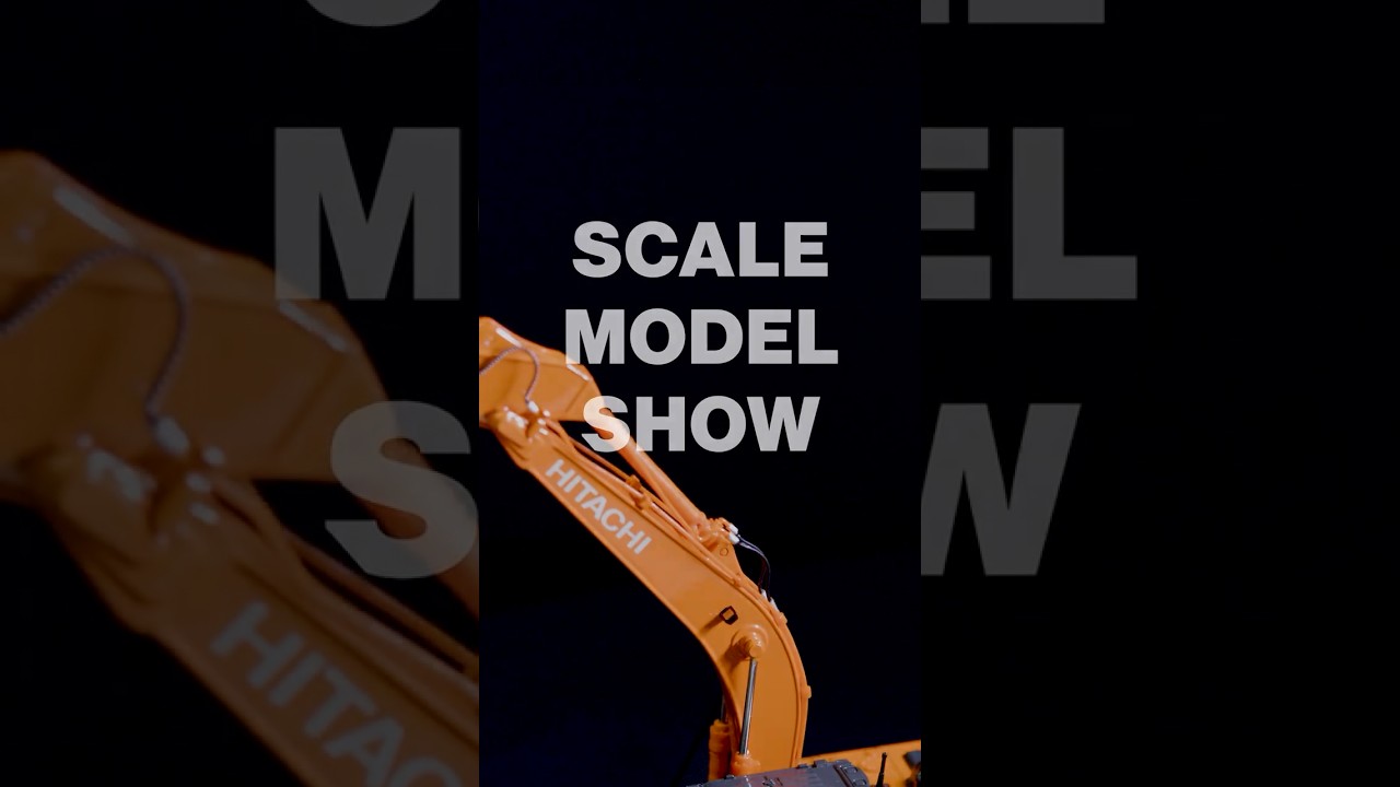 日立建機日本】ミニチュアモデルの一部をご紹介 #スケールモデル #重機
