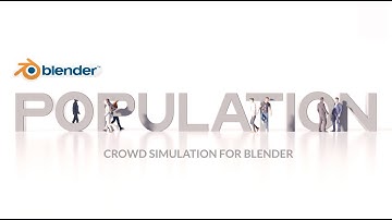 Animated Characters & Crowds with POPULATION Blender Addon | Complete Guide!