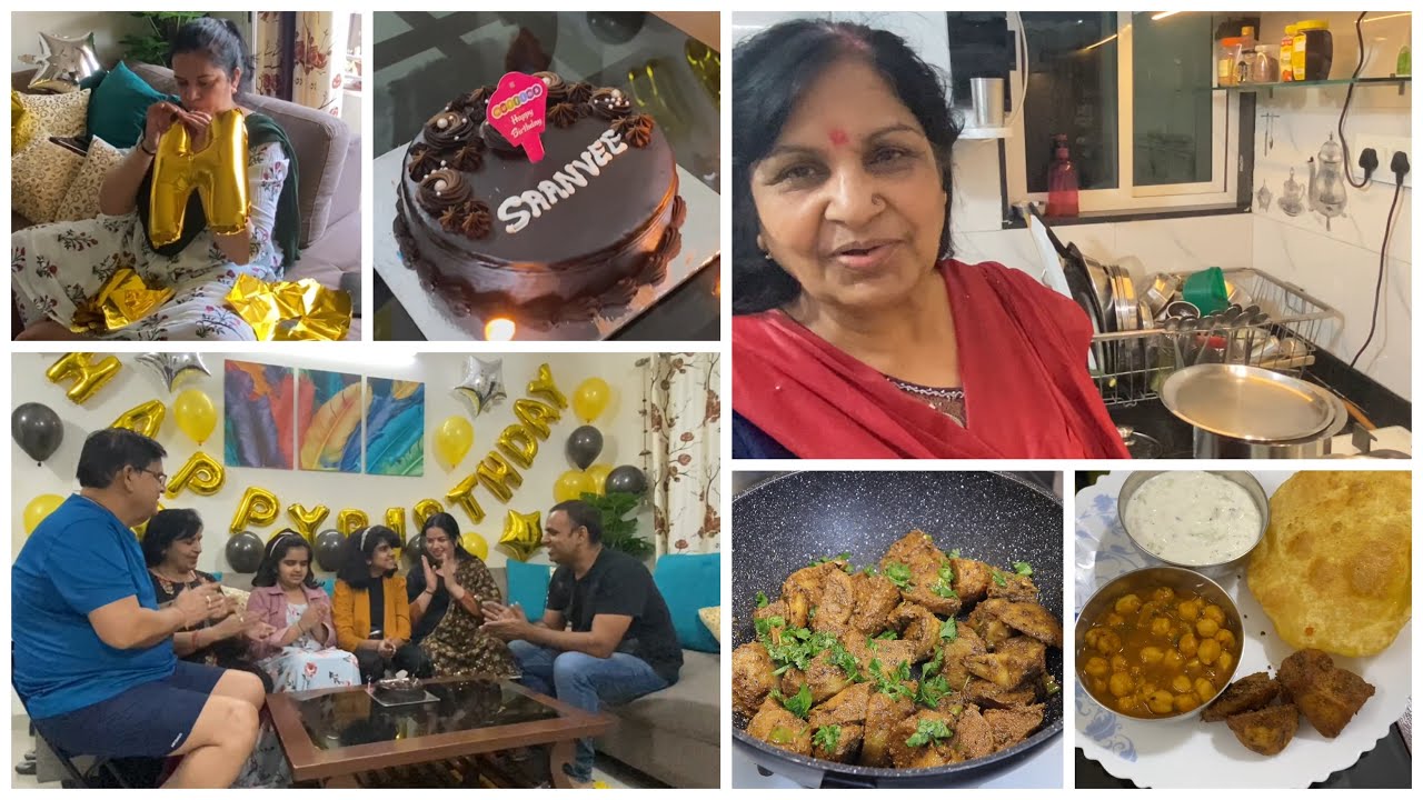 Birthday Celebrations | Mummy ne banayi Ekdum NEW RECIPE | Chhole Bhature Khatte Aloo | vlogs
